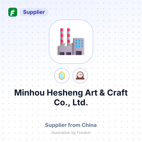 Minhou Hesheng Art & Craft Co., Ltd. – summary card, no photo uploaded yet