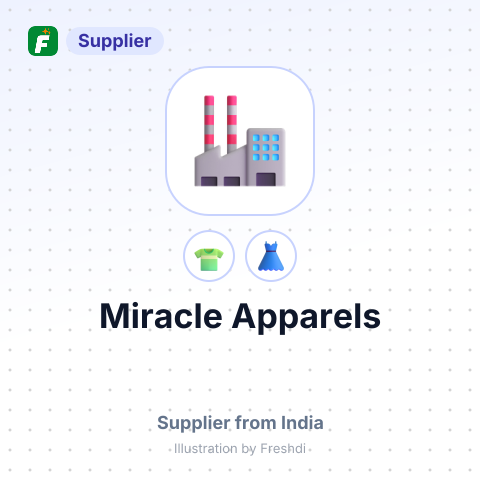 Miracle Apparels – summary card, no photo uploaded yet
