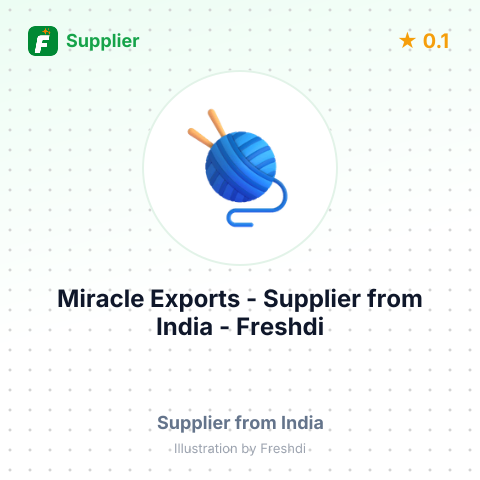 Miracle Exports  – summary card, no photo uploaded yet