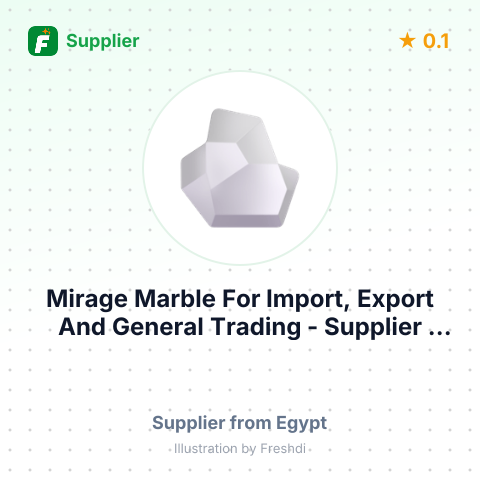 Mirage Marble For Import, Export And General Trading  – summary card, no photo uploaded yet