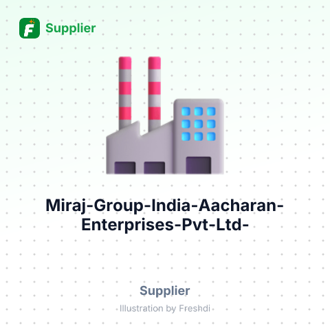 Miraj Group - India (Aacharan Enterprises Pvt. Ltd.) – summary card, no photo uploaded yet