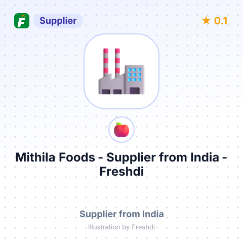 Mithila Foods  – summary card, no photo uploaded yet