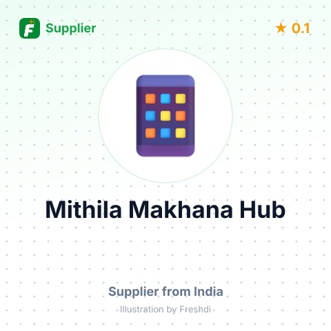 Mithila Makhana Hub  – summary card, no photo uploaded yet