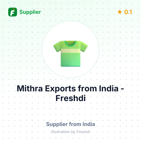Mithra Exports  – summary card, no photo uploaded yet