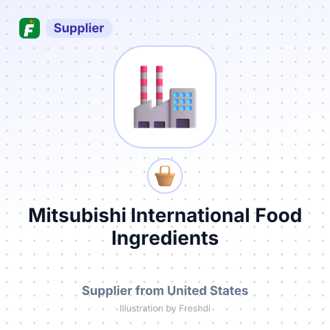 Mitsubishi International Food Ingredients – summary card, no photo uploaded yet
