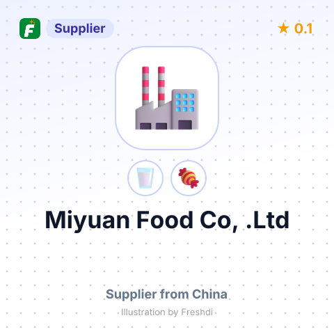 Miyuan Food Co, .Ltd – summary card, no photo uploaded yet