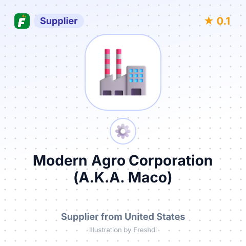 Modern Agro Corporation (A.K.A. Maco) – summary card, no photo uploaded yet