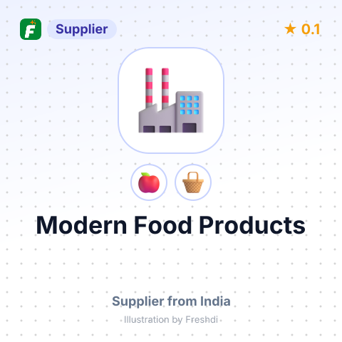Modern Food Products – summary card, no photo uploaded yet