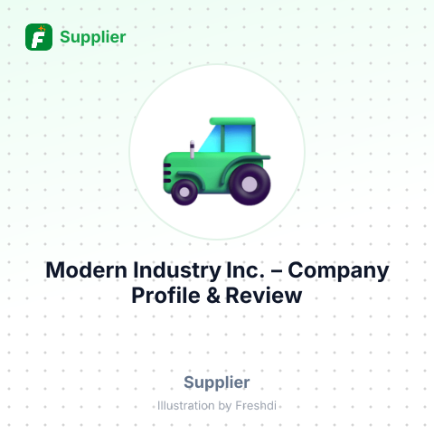 Modern Industry Inc. – summary card, no photo uploaded yet