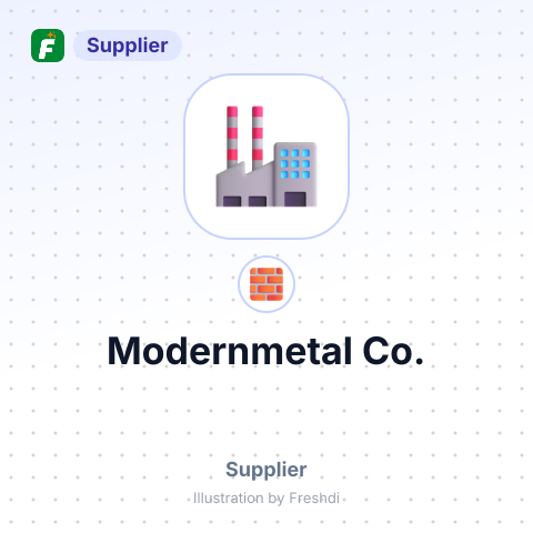 Modernmetal Co. – summary card, no photo uploaded yet