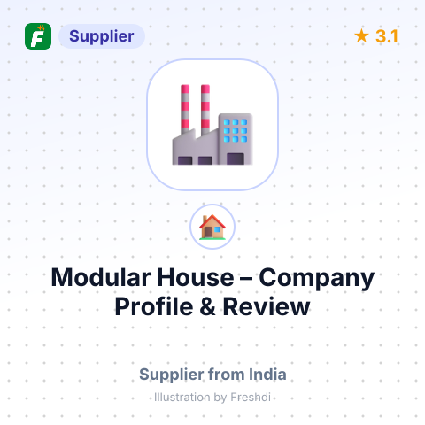 Modular House – summary card, no photo uploaded yet