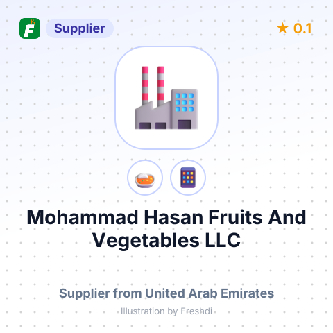 Mohammad Hasan Fruits And Vegetables LLC  – summary card, no photo uploaded yet
