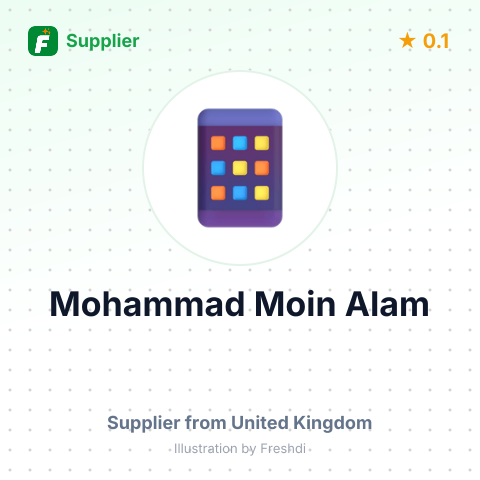 Mohammad Moin Alam  – summary card, no photo uploaded yet
