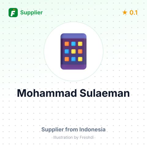 Mohammad Sulaeman  – summary card, no photo uploaded yet