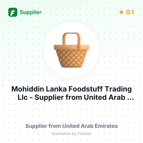 Mohiddin Lanka Foodstuff Trading Llc  – summary card, no photo uploaded yet