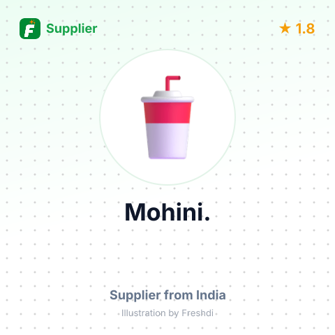 Mohini. – summary card, no photo uploaded yet