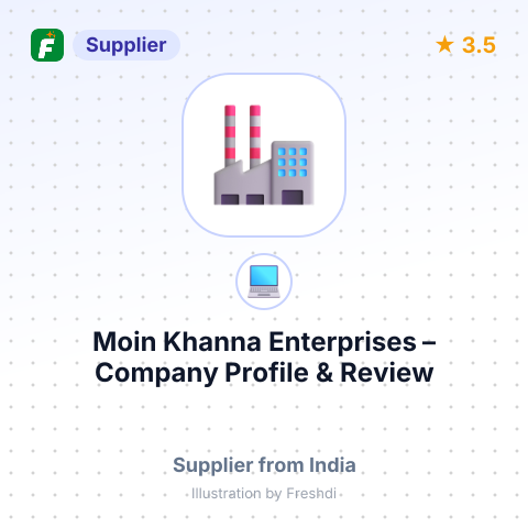 Moin Khanna Enterprises – summary card, no photo uploaded yet