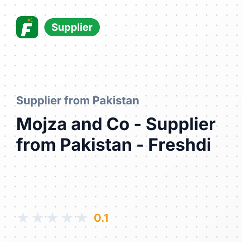 Mojza and Co – summary card, no photo uploaded yet