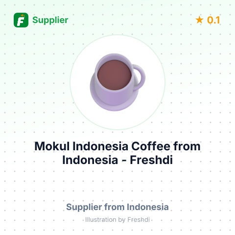 Mokul Indonesia Coffee  – summary card, no photo uploaded yet