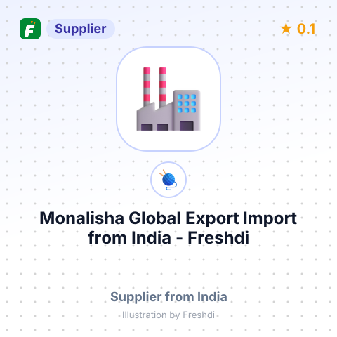 Monalisha Global Export Import  – summary card, no photo uploaded yet