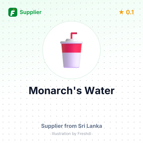 Monarch's Water – summary card, no photo uploaded yet