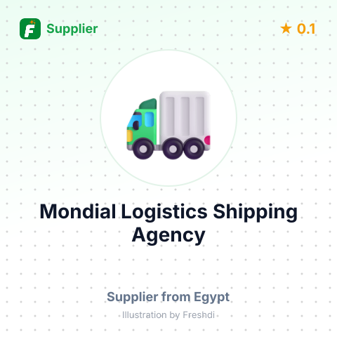 Mondial Logistics Shipping Agency  – summary card, no photo uploaded yet