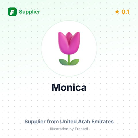 Monica  – summary card, no photo uploaded yet
