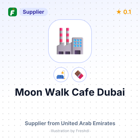 Moon Walk Cafe Dubai  – summary card, no photo uploaded yet