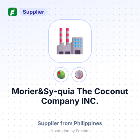 Morier&Sy-quia The Coconut Company, INC. – summary card, no photo uploaded yet