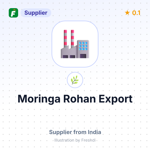 Moringa Rohan Export  – summary card, no photo uploaded yet