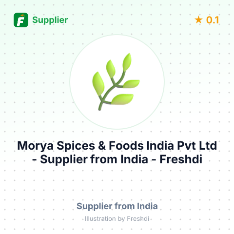 Morya Spices & Foods India Pvt Ltd  – summary card, no photo uploaded yet