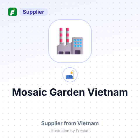 Mosaic Garden Vietnam – summary card, no photo uploaded yet