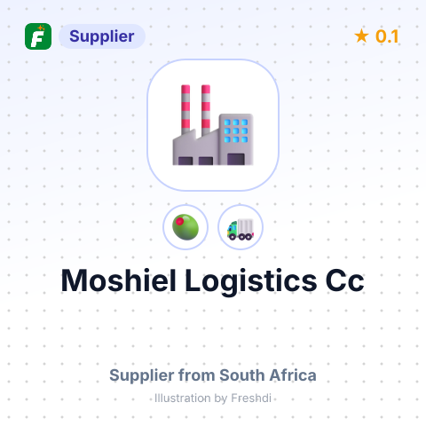 Moshiel Logistics Cc – summary card, no photo uploaded yet