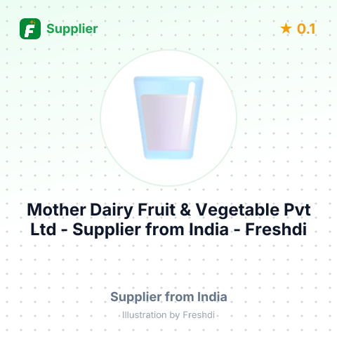 Mother Dairy Fruit & Vegetable Pvt Ltd – summary card, no photo uploaded yet