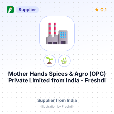 Mother Hands Spices & Agro (OPC) Private Limited  – summary card, no photo uploaded yet
