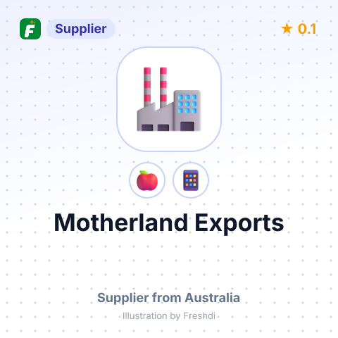 Motherland Exports  – summary card, no photo uploaded yet