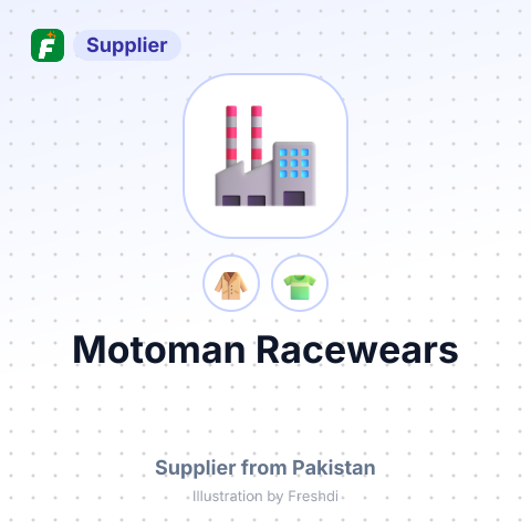 Motoman Racewears – summary card, no photo uploaded yet
