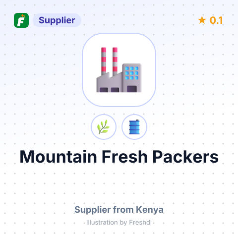 Mountain Fresh Packers  – summary card, no photo uploaded yet