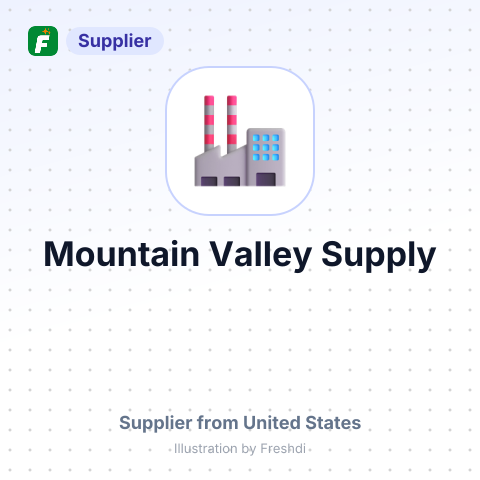 Mountain Valley Supply – summary card, no photo uploaded yet
