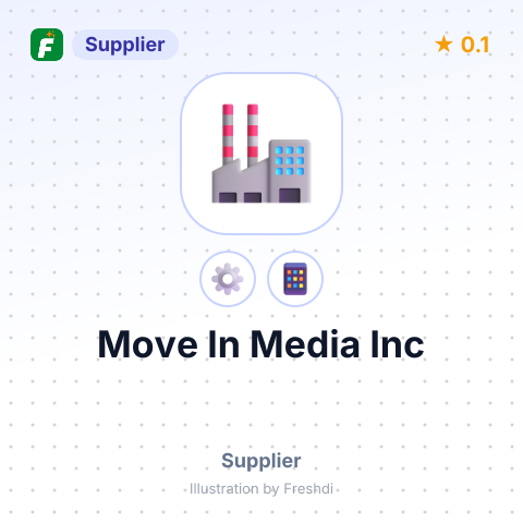 Move In Media Inc – summary card, no photo uploaded yet