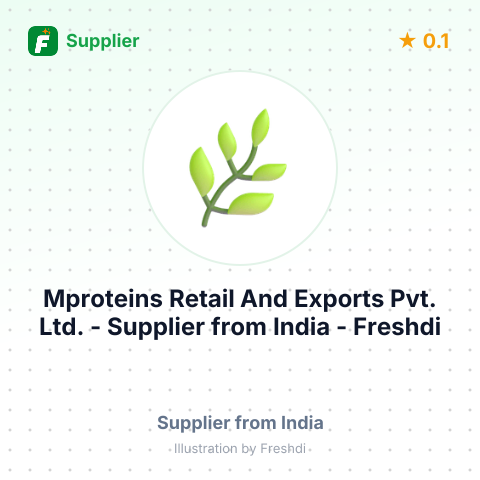 Mproteins Retail And Exports Pvt. Ltd.  – summary card, no photo uploaded yet