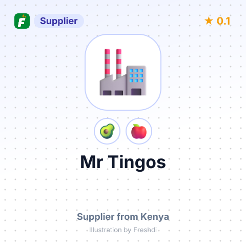 Mr Tingos  – summary card, no photo uploaded yet
