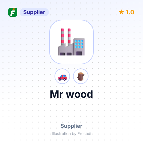 Mr wood – summary card, no photo uploaded yet