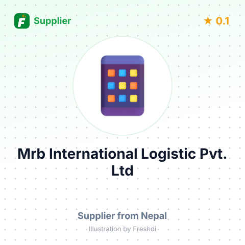 Mrb International Logistic Pvt. Ltd  – summary card, no photo uploaded yet