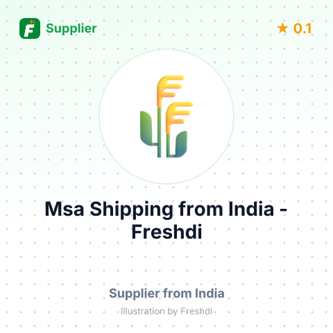 Msa Shipping  – summary card, no photo uploaded yet