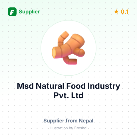Msd Natural Food Industry Pvt. Ltd  – summary card, no photo uploaded yet