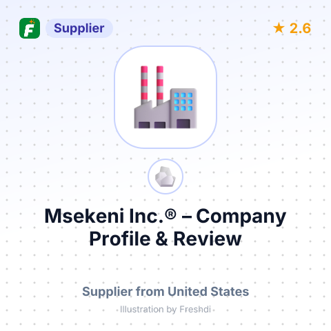 Msekeni Inc.® – summary card, no photo uploaded yet