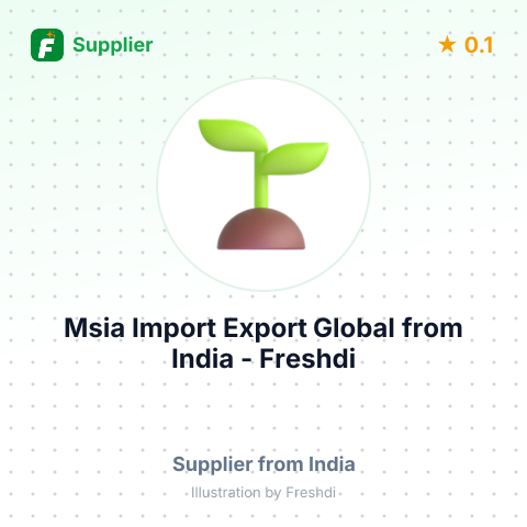 Msia Import Export Global  – summary card, no photo uploaded yet