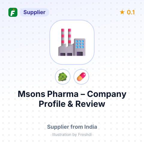 Msons Pharma – summary card, no photo uploaded yet