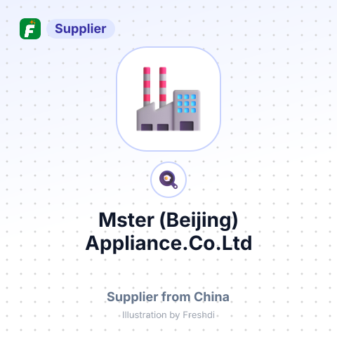 Mster (Beijing) Appliance.Co.Ltd – summary card, no photo uploaded yet